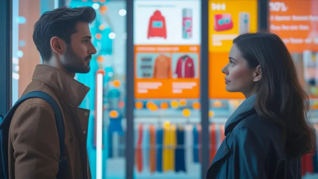 pessoas sendo impactadas com remarketing digital