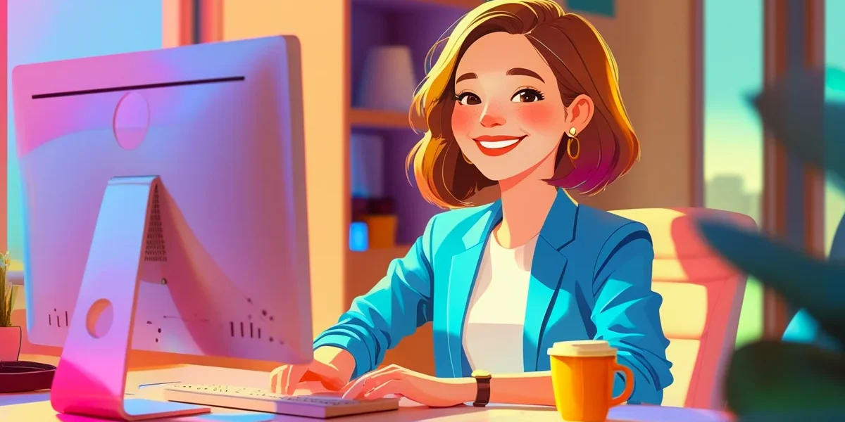 Uma equipe de profissionais de marketing digital trabalhando colaborativamente em diversas telas e dispositivos, simbolizando os múltiplos serviços oferecidos por uma agência para impulsionar negócios online.