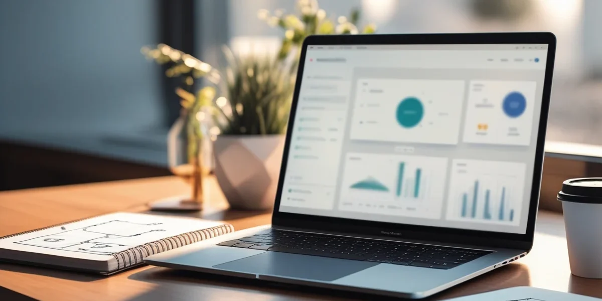 Ilustração profissional mostrando a conexão entre experiência do usuário, interface visual e identidade de marca em dispositivos.